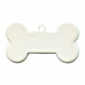 Брелок кость металлический